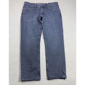 Lawman PG3 Jeans Mens 36x30 Hummer Stitch Stretch Denim Straight Leg Slim Fit